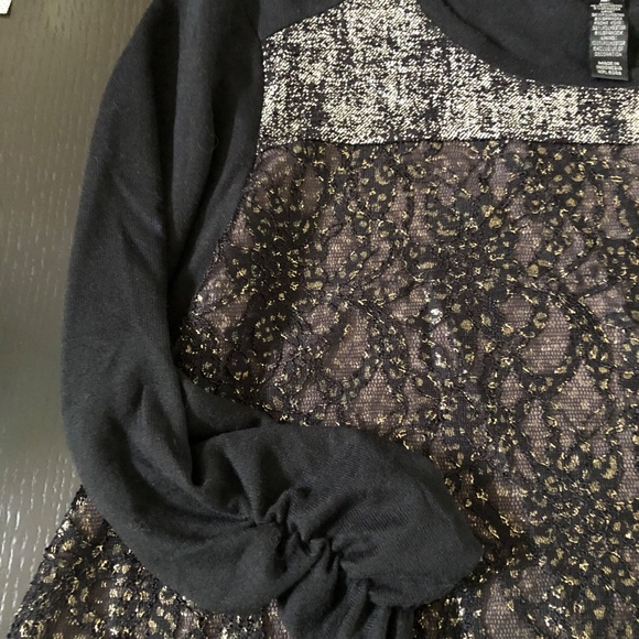 Womens' metallic/metal sweater by Style Co, XL, NWOT - Picture 4 of 6